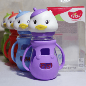 Fish Cylinder Glass Feeder 260ml