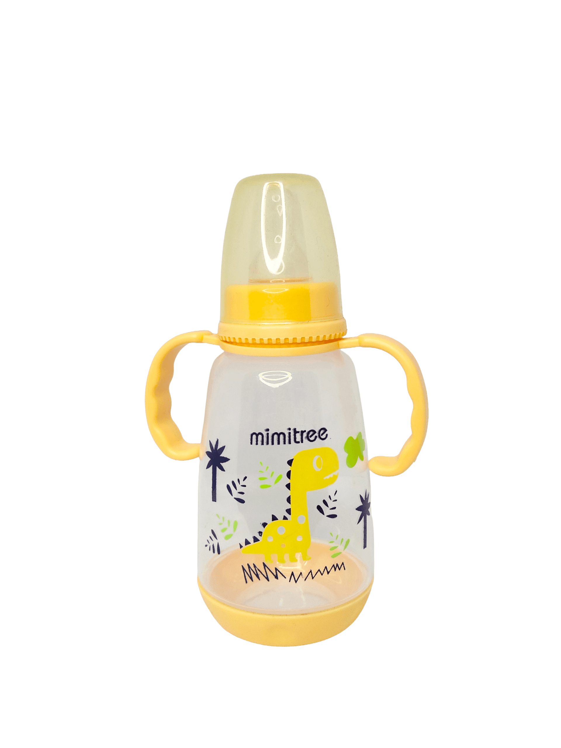 Premium Minitree Baby Feeding Bottle: The Perfect 9oz Safe Solution with Easy-Grip Handles (6+ Months)